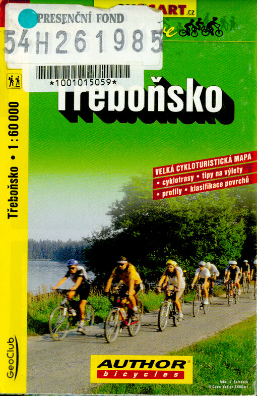 Třeboňsko : velká cykloturistická mapa