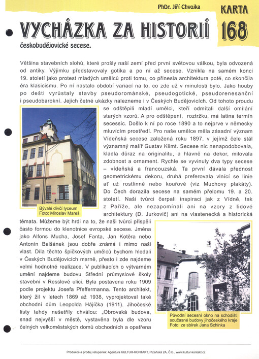 Vycházka za historií českobudějovické secese