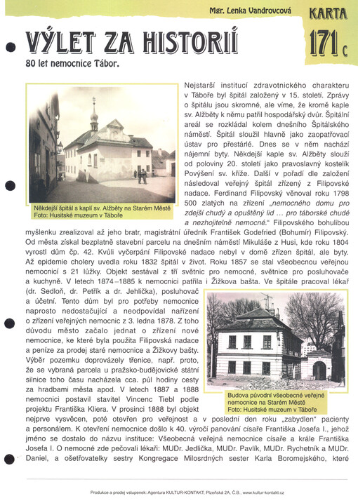 Výlet za historií : 80 let nemocnice Tábor