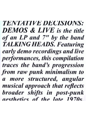 Tentative Decisions (odkaz v elektronickém katalogu)