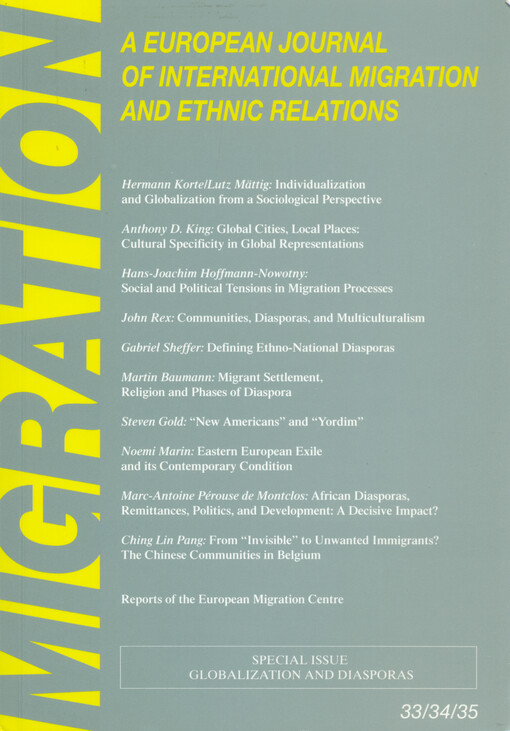 Globalization and diasporas