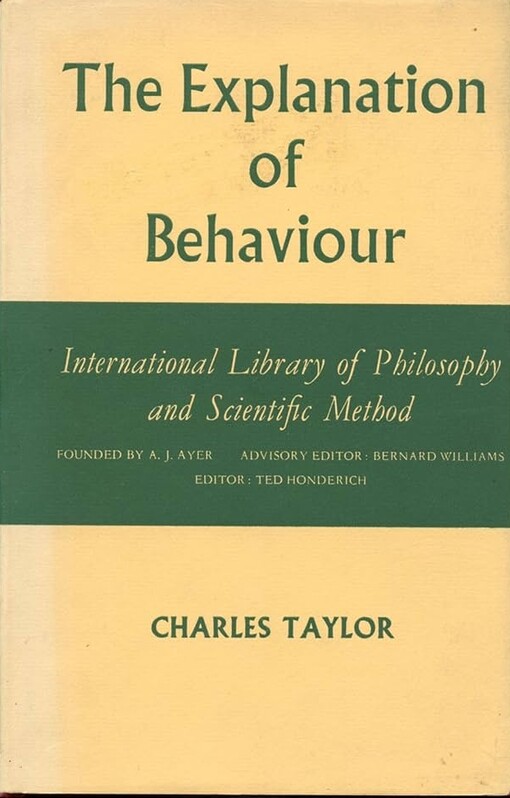 The explanation of behaviour