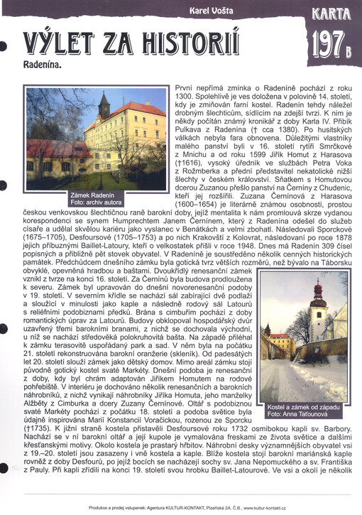 Výlet za historií Radenína