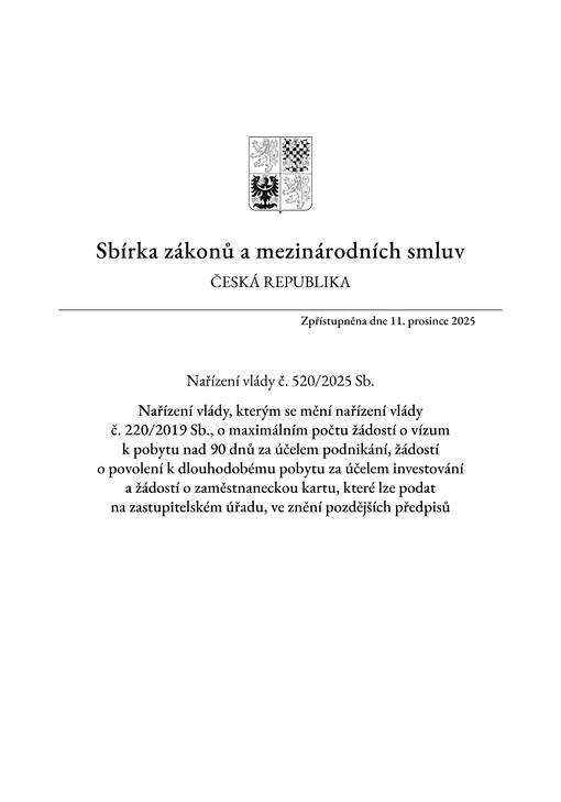 Sbírka zákonů a mezinárodních smluv : Česká republika