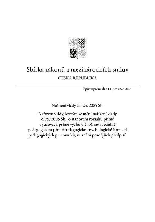 Sbírka zákonů a mezinárodních smluv : Česká republika
