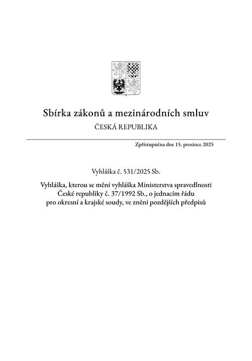 Sbírka zákonů a mezinárodních smluv : Česká republika