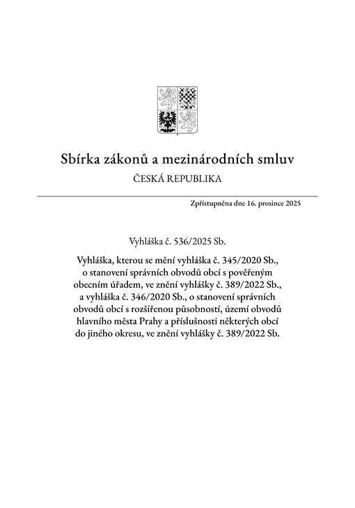 Sbírka zákonů a mezinárodních smluv : Česká republika