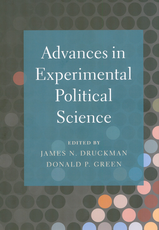 Advances in experimental political science