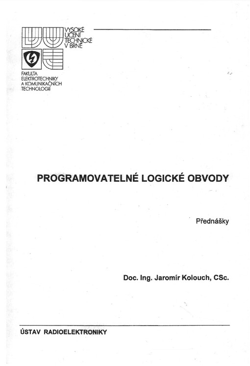 Programovatelné logické obvody :přednášky
