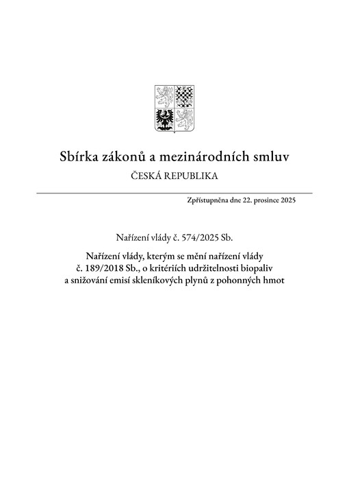 Sbírka zákonů a mezinárodních smluv : Česká republika