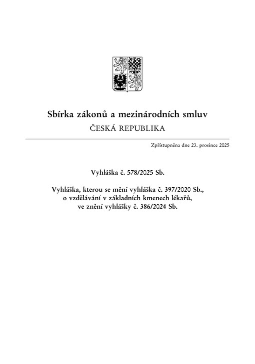 Sbírka zákonů a mezinárodních smluv : Česká republika