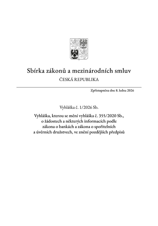 Sbírka zákonů a mezinárodních smluv : Česká republika