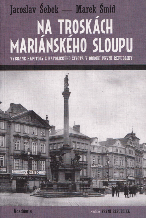 Na troskách mariánského sloupu : vybrané kapitoly z katolického života v období první republiky