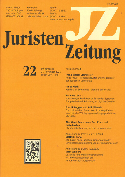 Juristen Zeitung