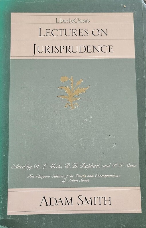 Lectures on jurisprudence