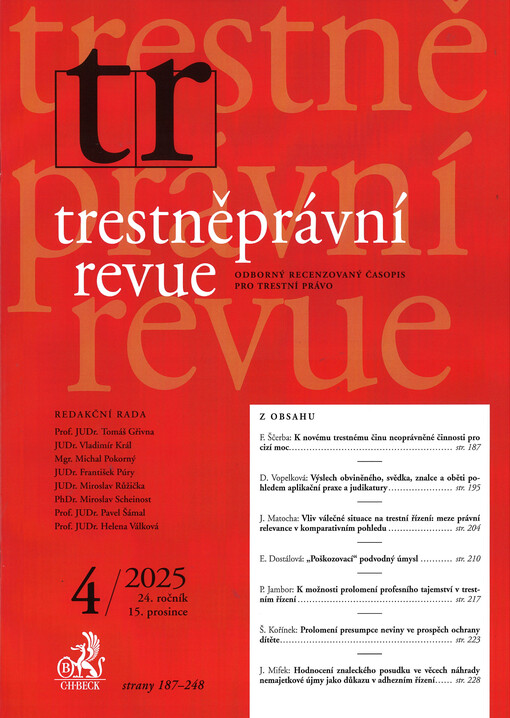 Trestněprávní revue