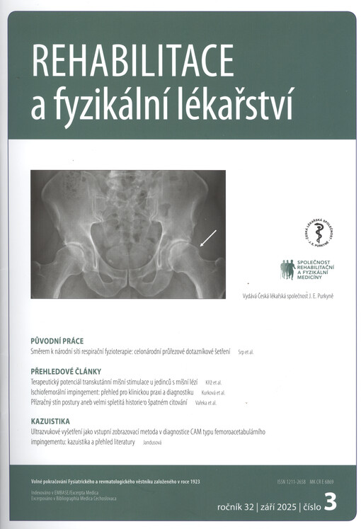 Rehabilitace a fyzikální lékařství = Rehabilitation and Physical Medicine : (volné pokračování Fysiatrického a revmatologického věstníku založeného v roce 1923)