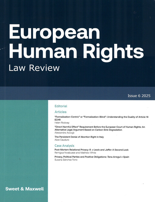 European human rights : law review