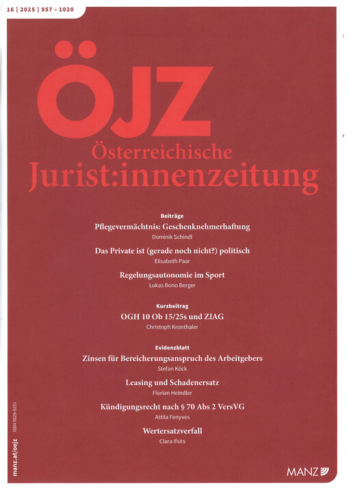 Österreichische Juristen-Zeitung