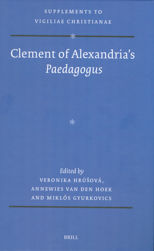 Clement of Alexandria's Paedagogus