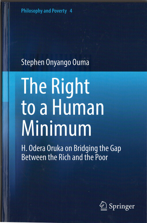 The right to a human minimum : H. Odera Oruka on bridging the gap between rich and the poor