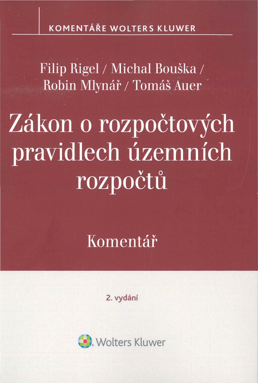 Zákon o rozpočtových pravidlech územních rozpočtů : komentář