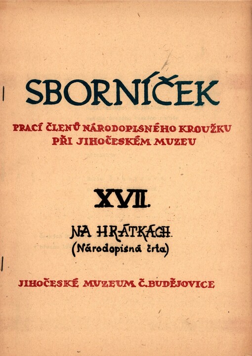 Na hrátkách: národopisná črta. 17