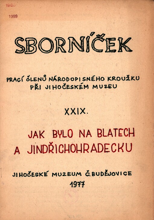 Jak bylo na Blatech a Jindřichohradecku. 29