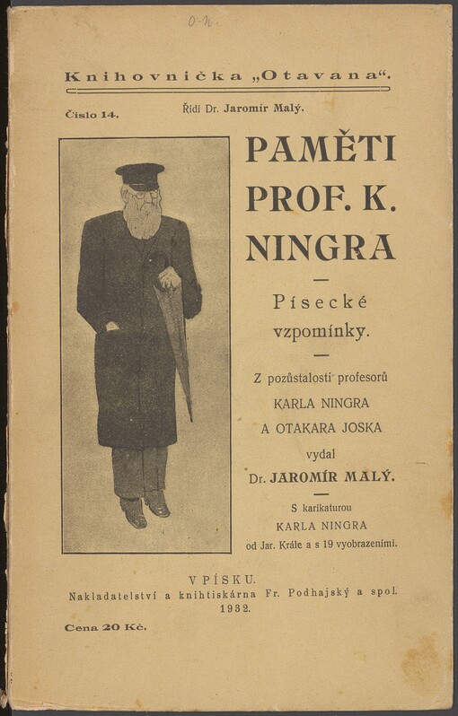 Paměti prof. Karla Ningra: písecké vzpomínky. č. 14