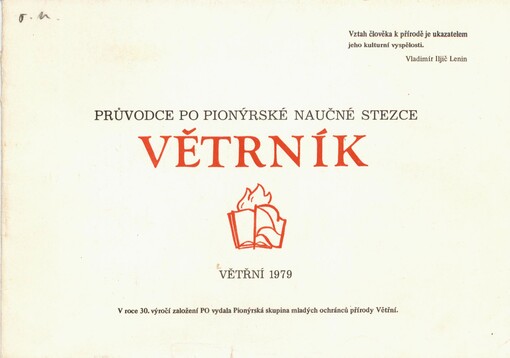 Průvodce po pionýrské naučné stezce Větrník