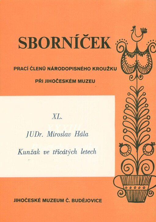 Kunžak ve třicátých letech. 40