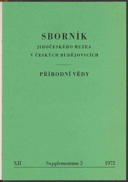 Atlas rozšíření rostlin v jižní části Čech =: Atlas der Pflanzenverbreitung in südlichen Teile Böhmens