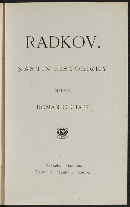 Radkov: nástin histor