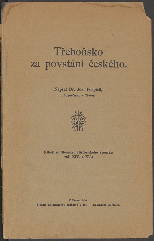 Třeboňsko za povstání českého