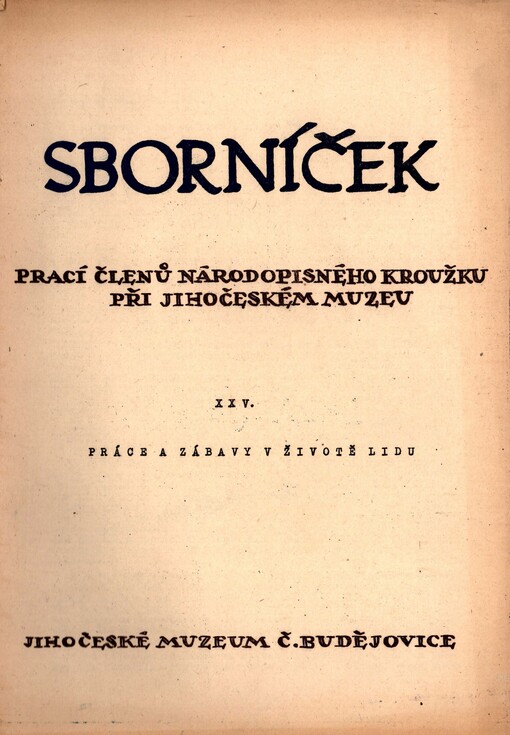Práce a zábavy v životě lidu. 25