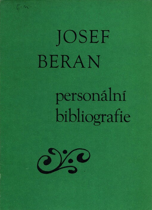 Josef Beran :Personální bibliografie