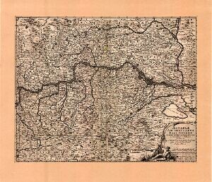 Austriae archiducatus pars inferior in omnes ejusdem quadrantes ditiones accuratissime et distinte delineata