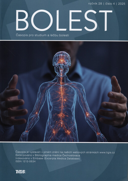 Bolest : časopis Společnosti pro studium a léčbu bolesti