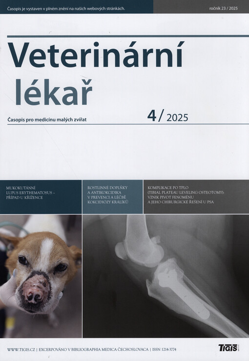 Veterinární lékař : časopis pro klinickou praxi v oboru malých zvířat