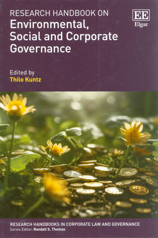 Research handbook on environmental, social and corporate governance