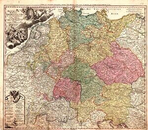 Imperium Romano-Germanicum in suos circulos divisum