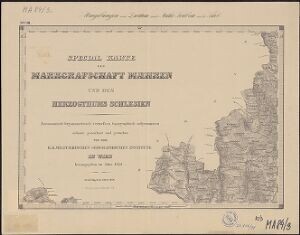 Special Karte der Markgrafschaft Mæhren und des Herzogthums Schlesien : astronomisch trigonometrisch vermessen, topographisch aufgenommen. Umgebungen von Zwittau und Mähr. Trübau nebst Titel / , reduzirt, gezeichnet und gestochen von dem K.K. Militaerischen Geographischen Institute in Wien