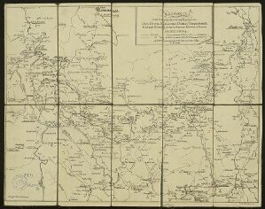 Wegkarte für die Eintags-Rundpartien vom Ausgangspunkte