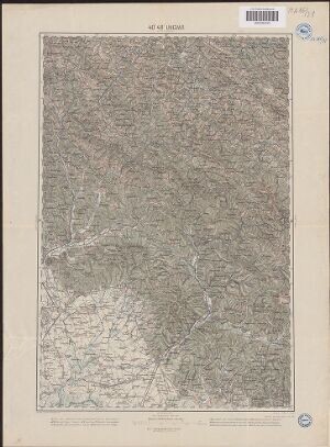 40°49° Ungvár / K.u.k. Militärgeographisches Institut