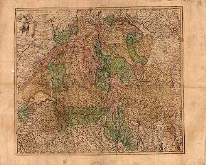 Novissima et accuratissima Helvetiae, Rhaetiae, Valesiae et partis Sabaudiae tabula