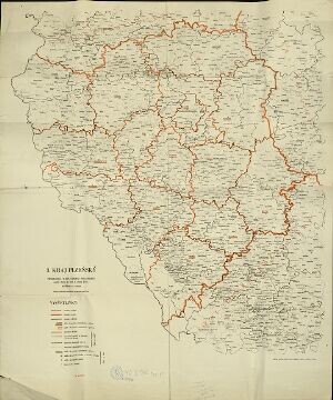 Přehledná mapa územní organisace - Kraj Plzeňský