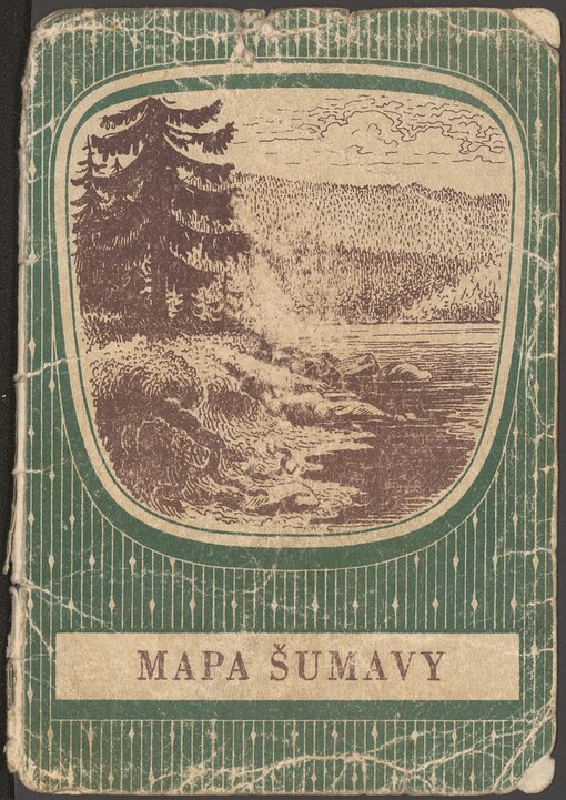 Silniční mapa Šumavy