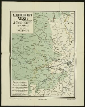 Národnostní mapa Plzeňska