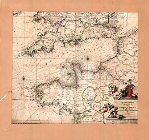 Novissima et accuratissima canalis inter Angliae et Galliae tabula