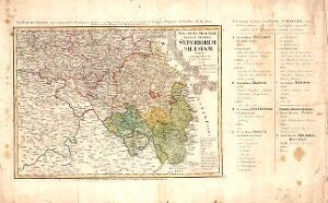 Ducatus Silesiae tabula altera superiorem Silesiam